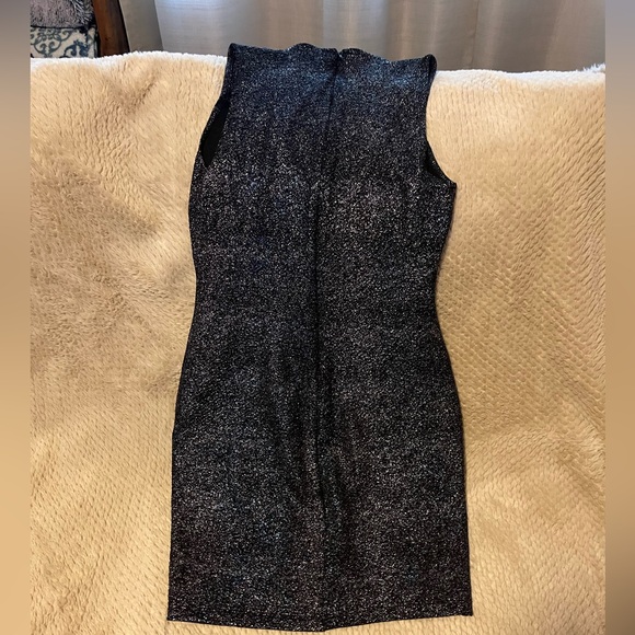 Aqua fitted dazzling dress - Picture 2 of 5